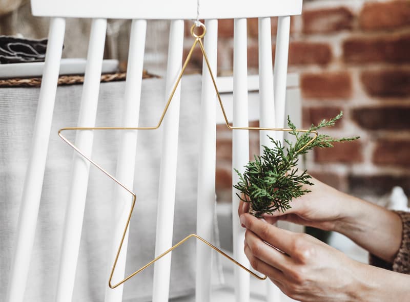 Metalowe zawieszki dekoracyjne Gwiazdy, mix