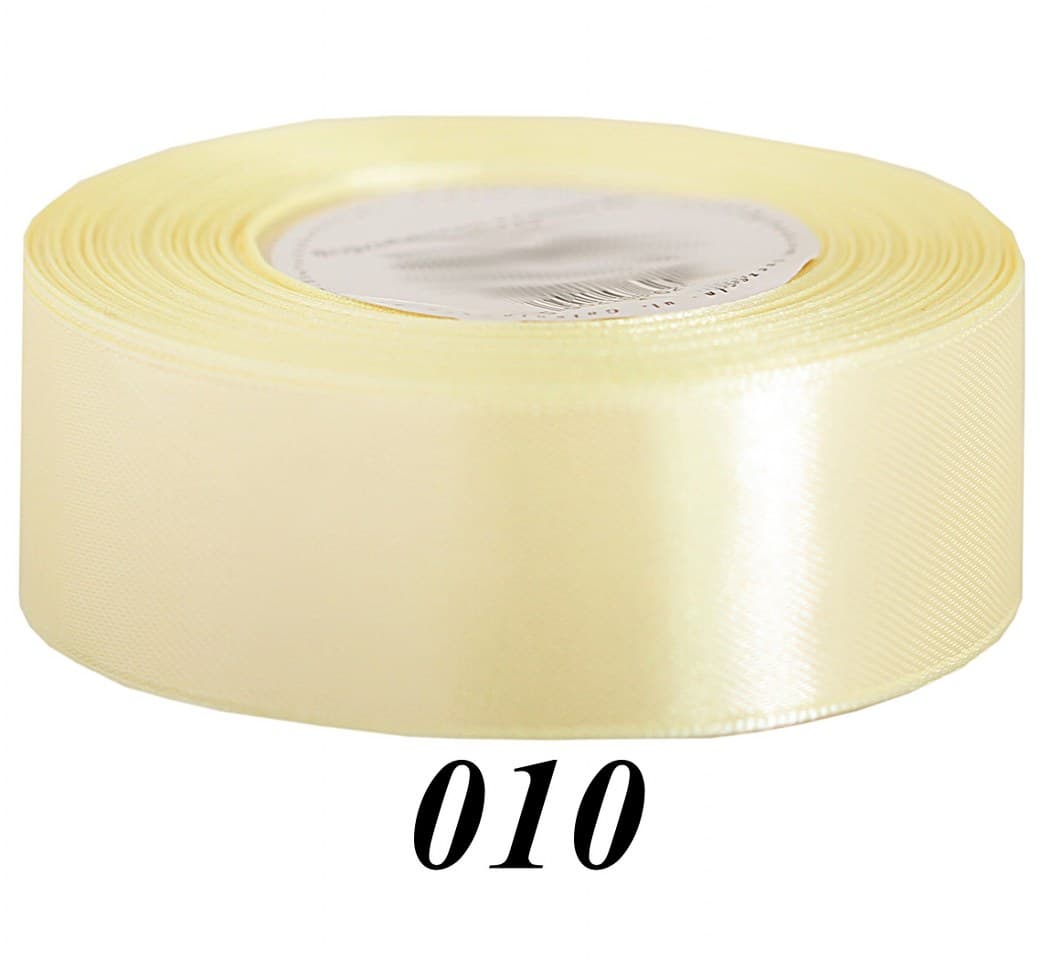 Wstążka satynowa 38mm/32mb, kremowa