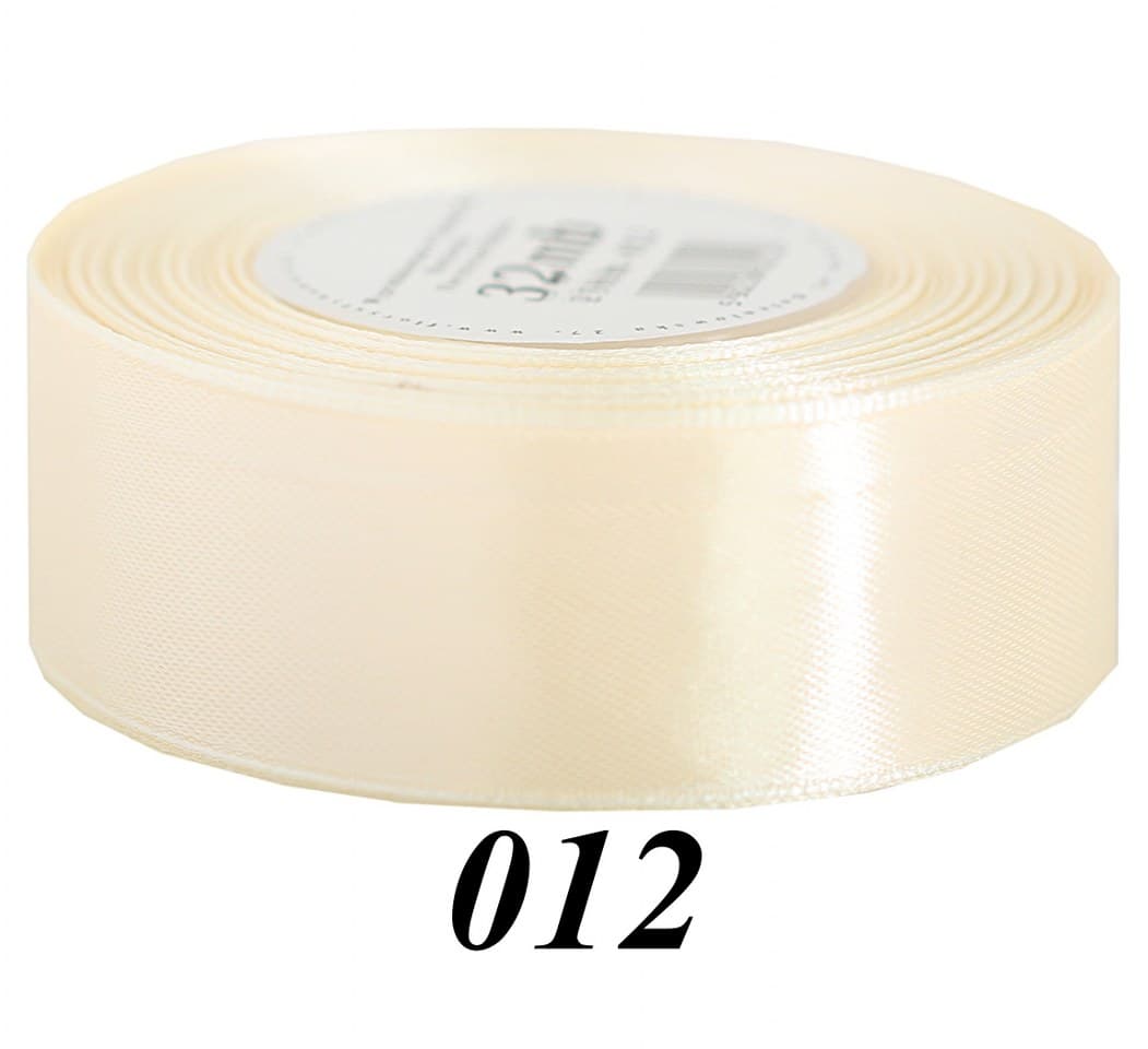 Wstążka satynowa 38mm/32mb, ciemnokremowa