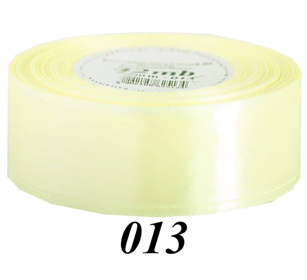 Wstążka satynowa 38mm/32mb, budyniowa