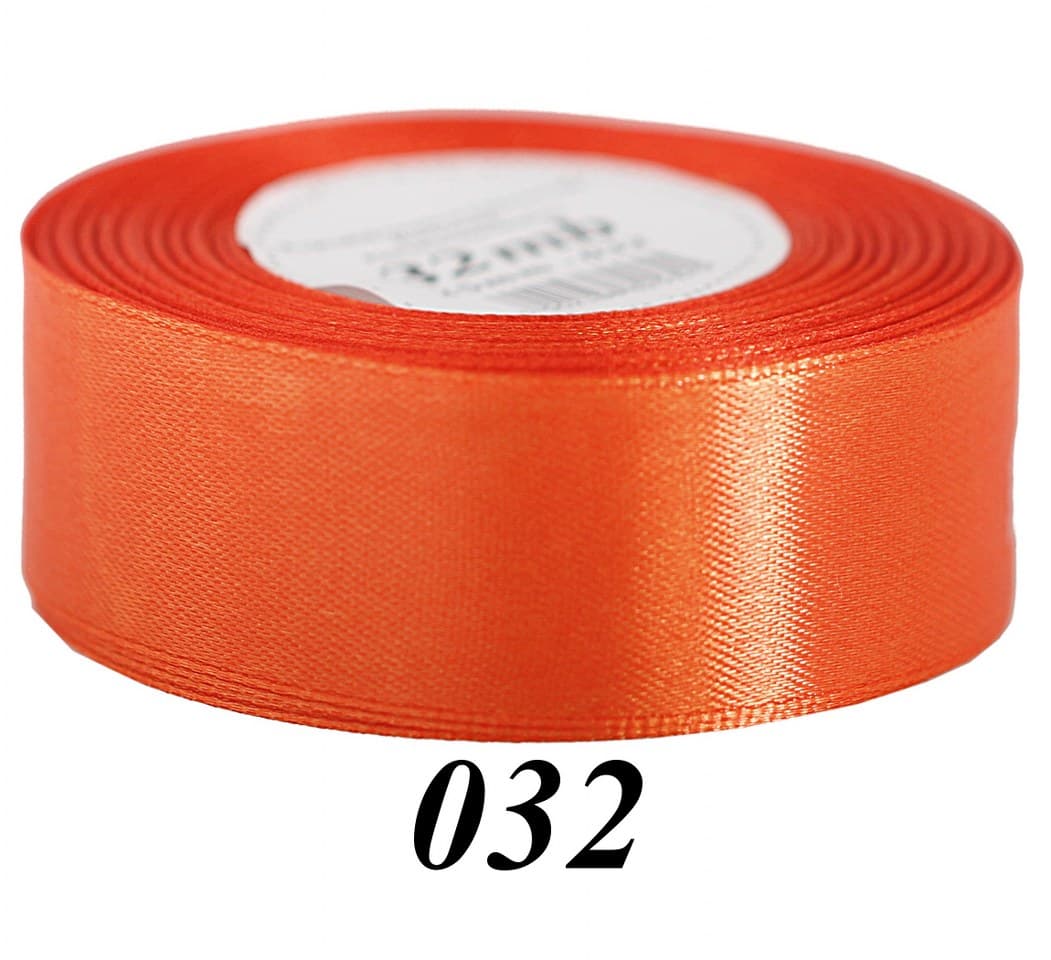 Wstążka satynowa 38mm/32mb c.pomarańczowa