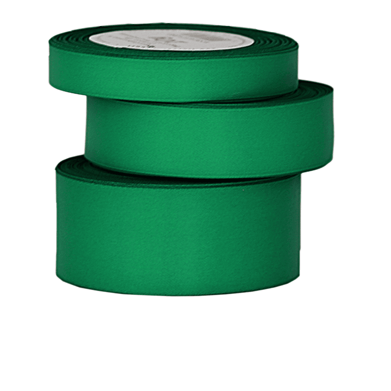 Wstążka satynowa matowa, 38mm/20y, zielona
