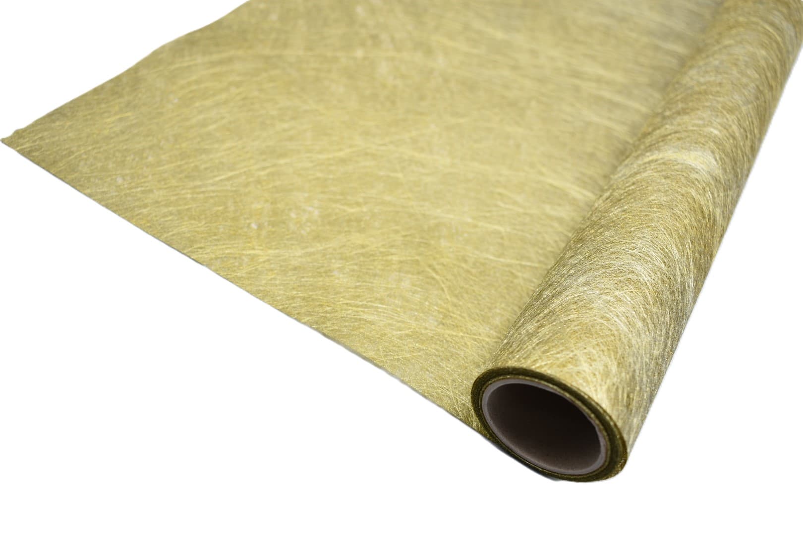 Flizelina metalizowana,  50cm/5mb, złota