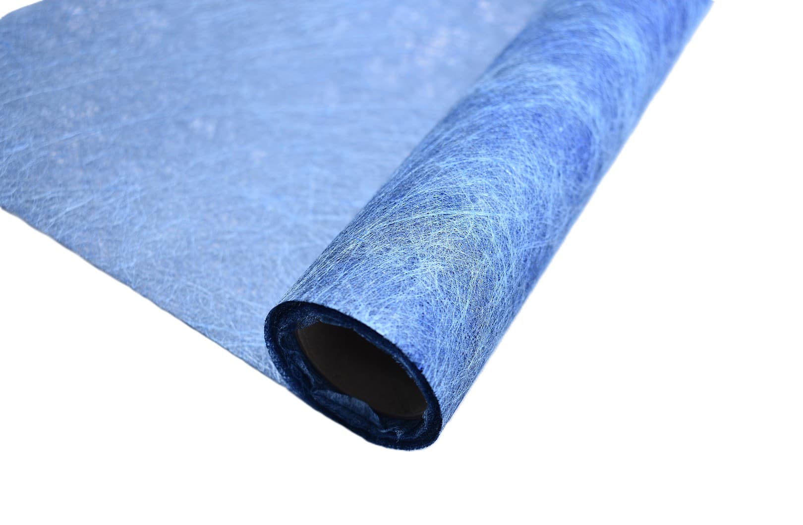 Flizelina metalizowana,  50cm/5mb, niebieska