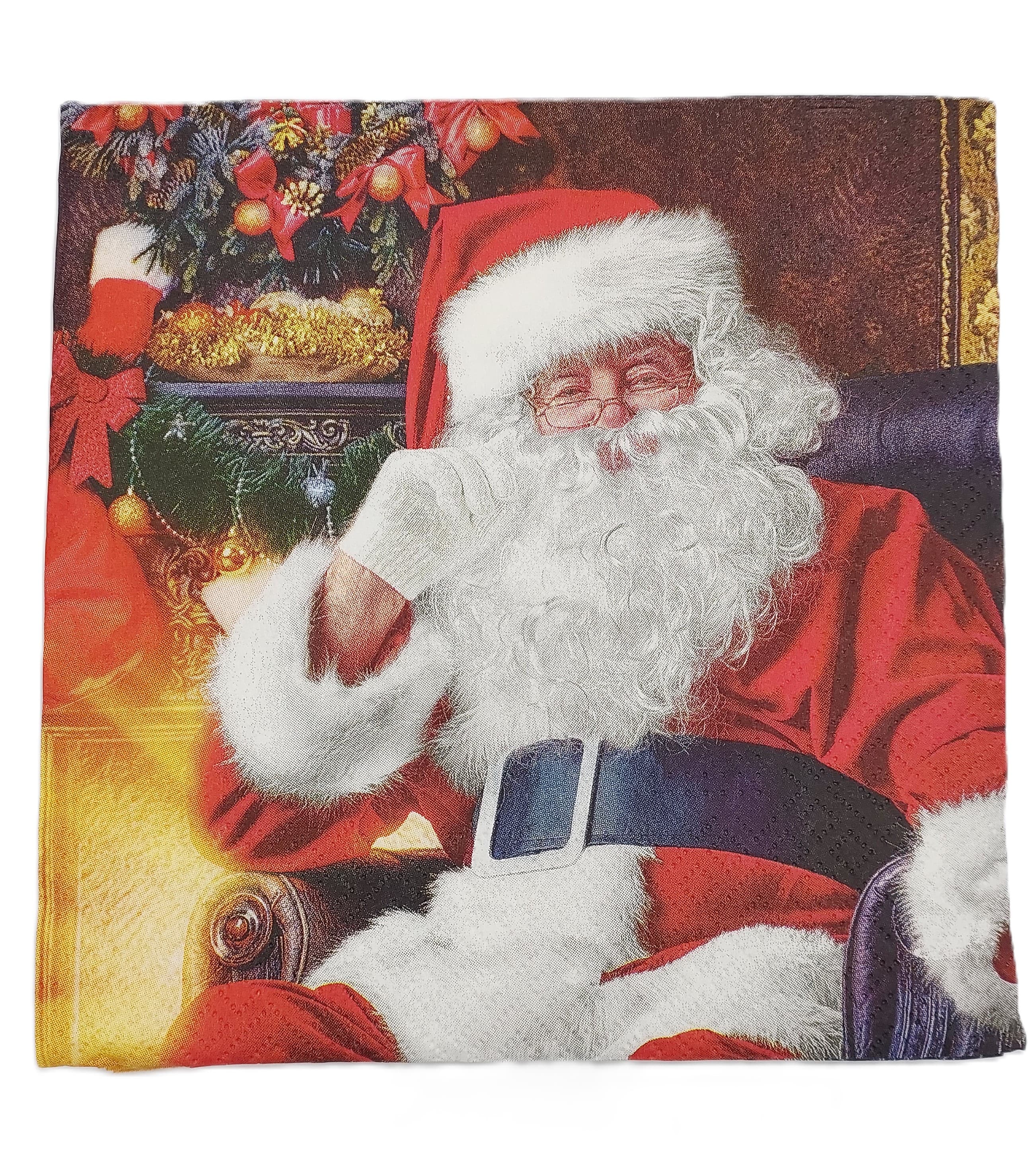 Serwetki świąteczne - Święty Mikołaj 33x33 cm