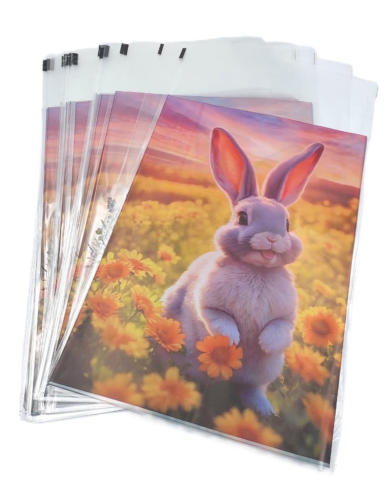 Worek foliowy WIELKANOC, 20x35cm/50szt mix wzorów