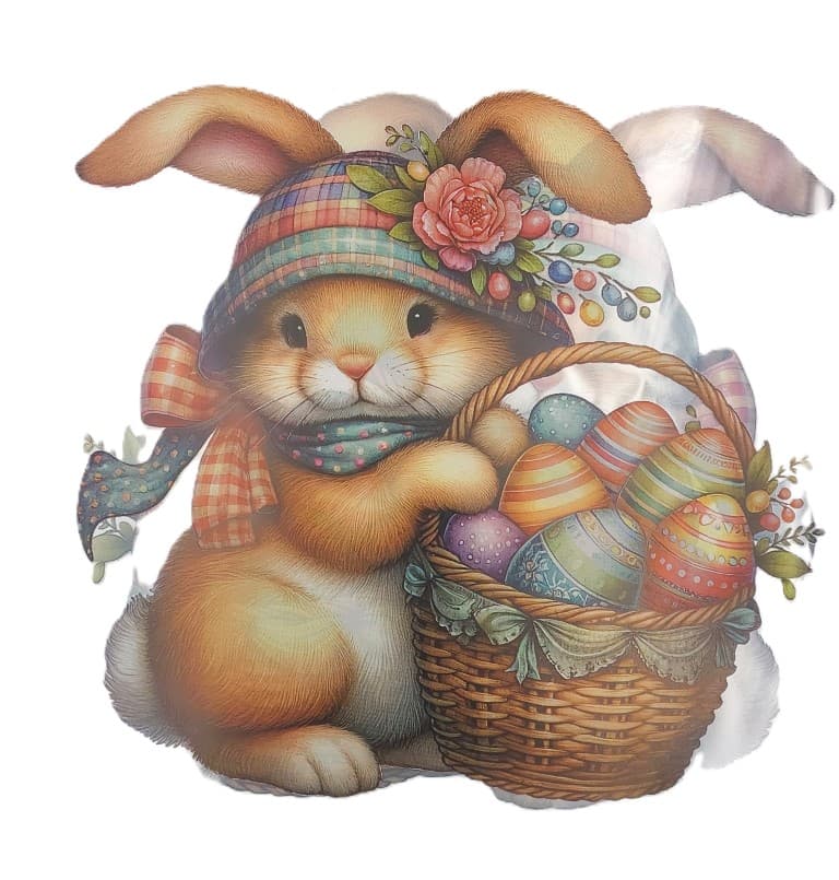 Worek foliowy WIELKANOC, 25x40cm/50szt mix wzorów