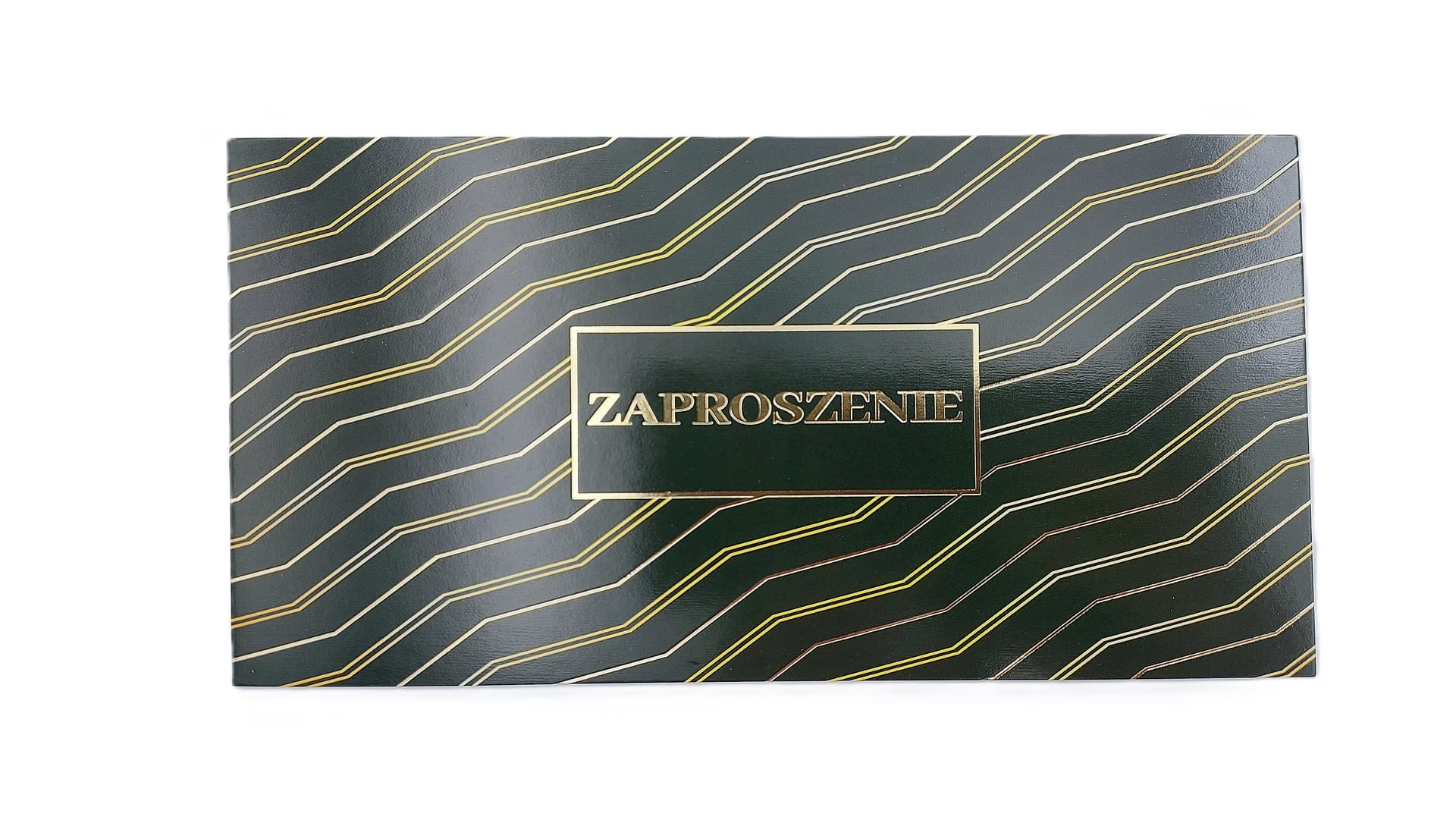 Zaproszenie UNIWERSALNE CZARNE, 1 szt.
