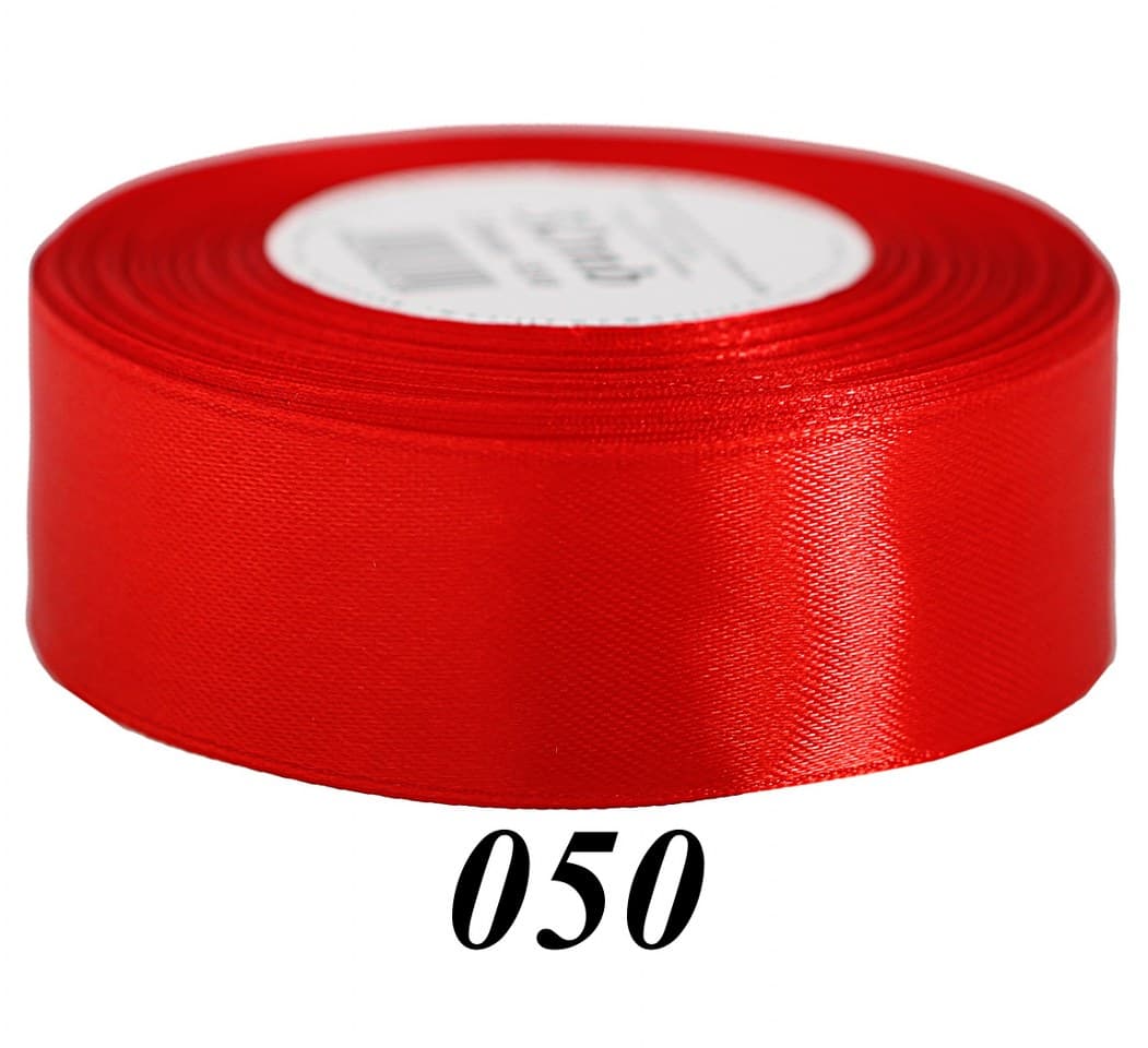 Wstążka satynowa 38mm/32mb, czerwona