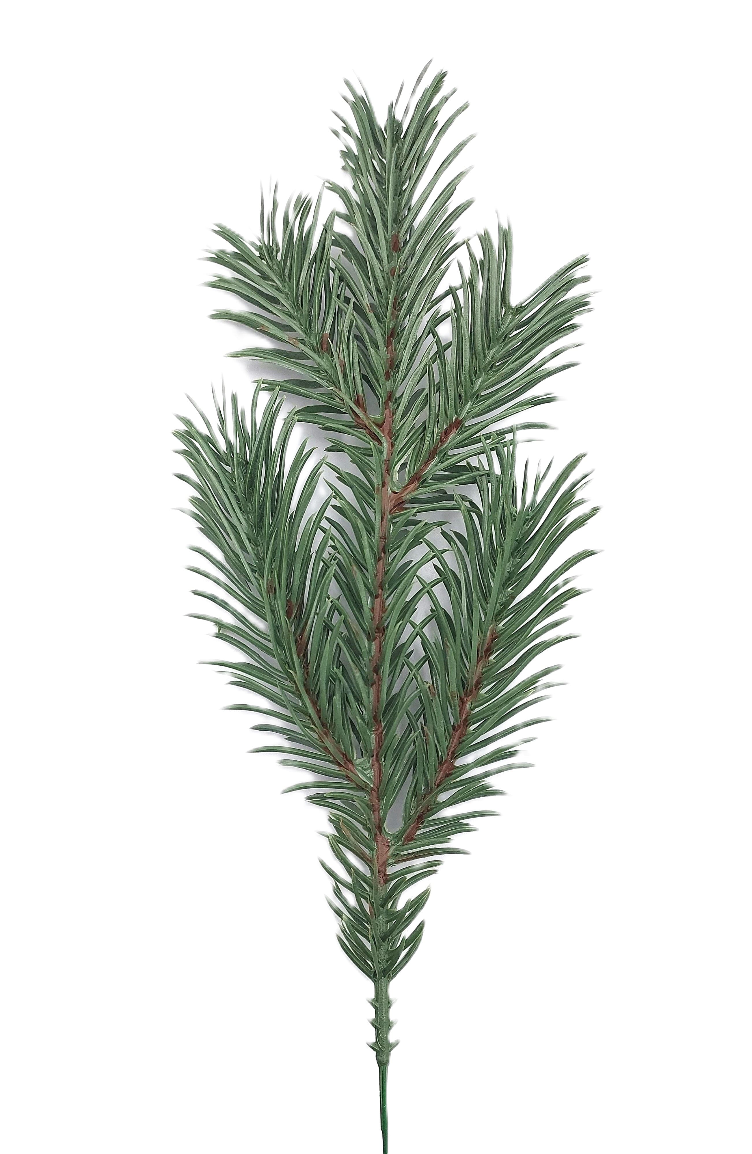 Sztuczna Gałązka świąteczna iglasta zielona 25 cm