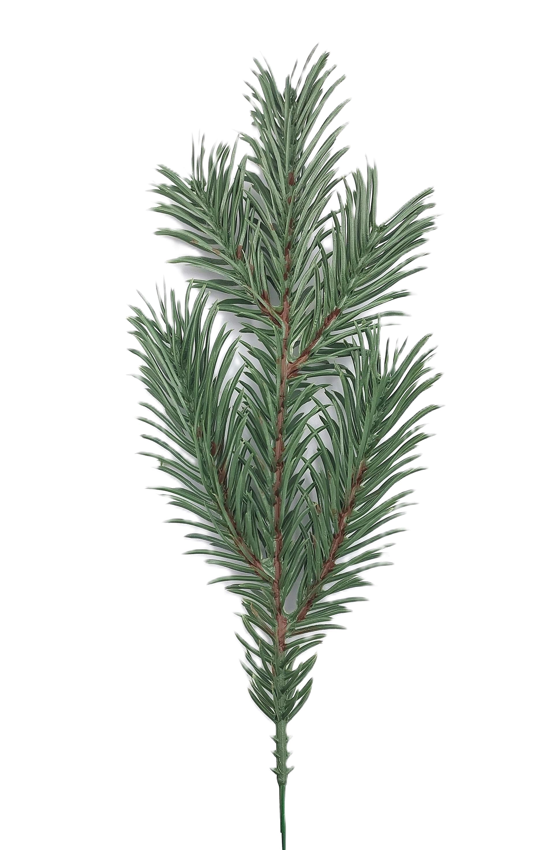 Sztuczna Gałązka świąteczna iglasta zielona 25 cm