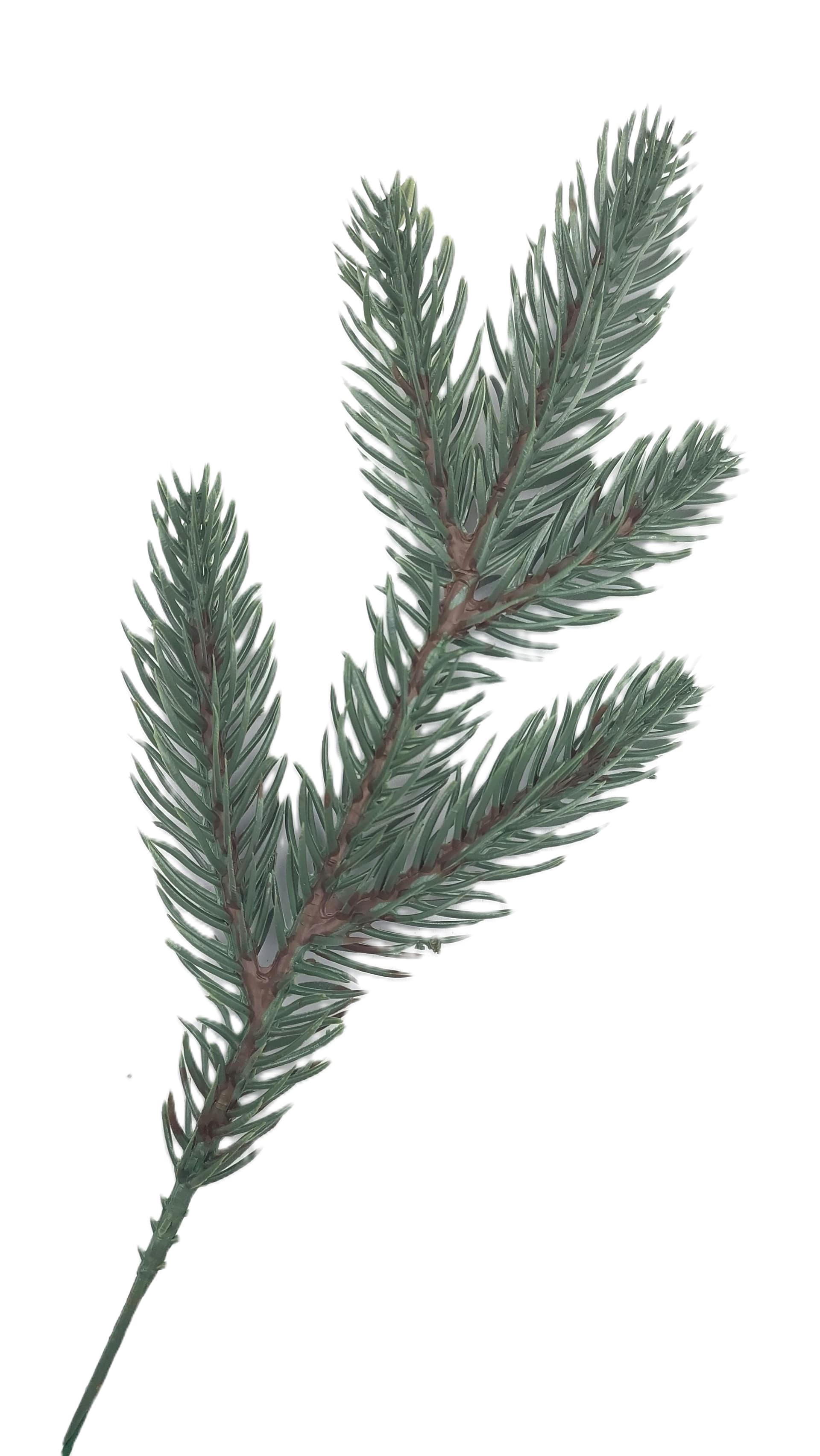 Sztuczna Gałązka świąteczna iglasta zielona 22 cm