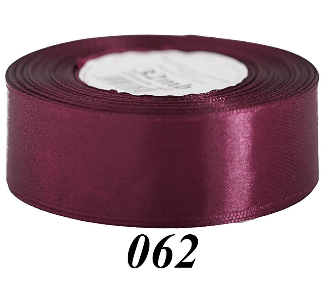 Wstążka satynowa 38mm/32mb, ciemnobordowa