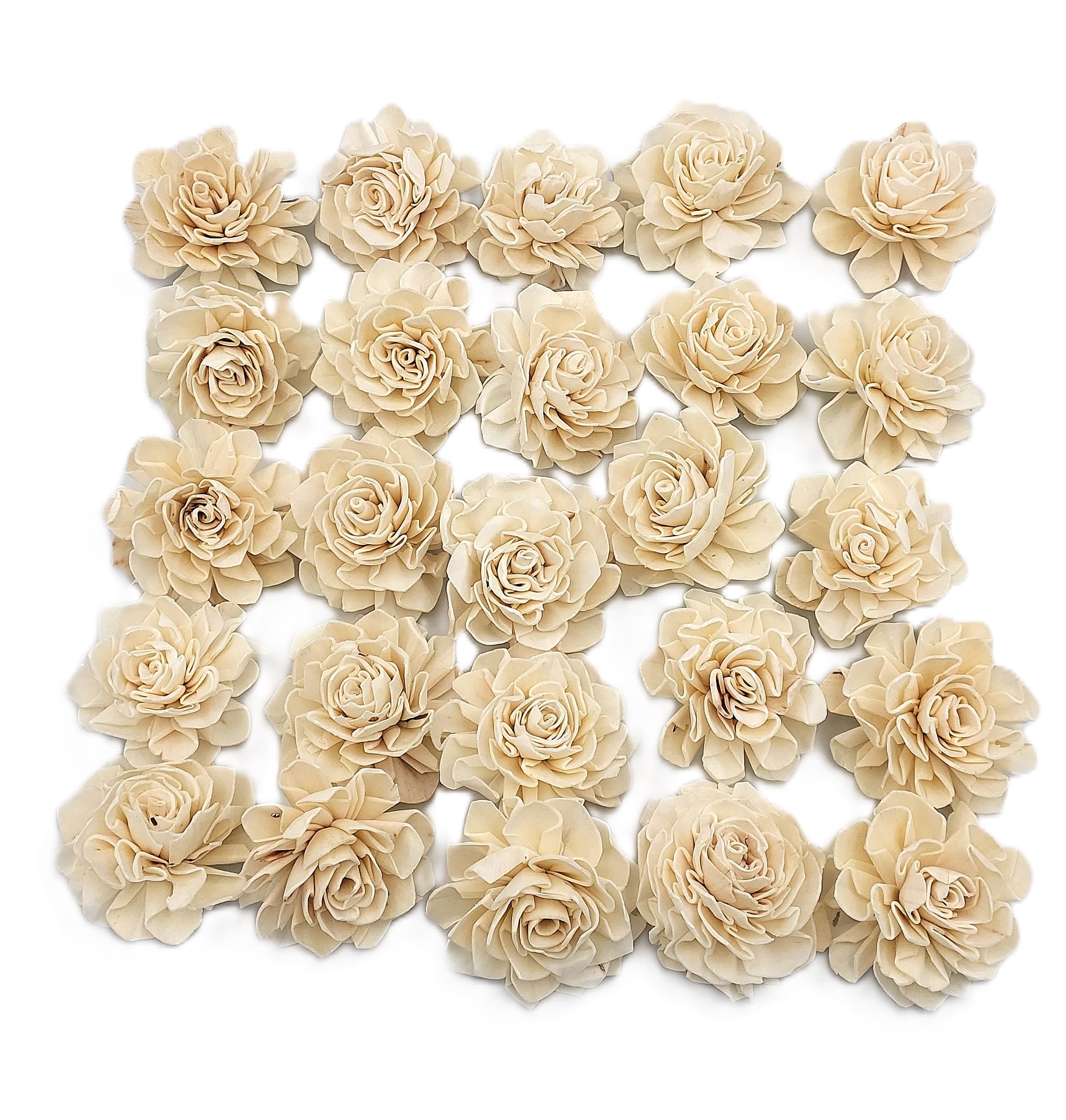 Shola główki Róża - Dalia mała 6 cm - 24 sztuk