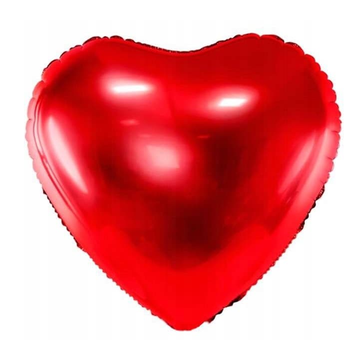 Balon foliowy Serce, 60 cm, czerwony