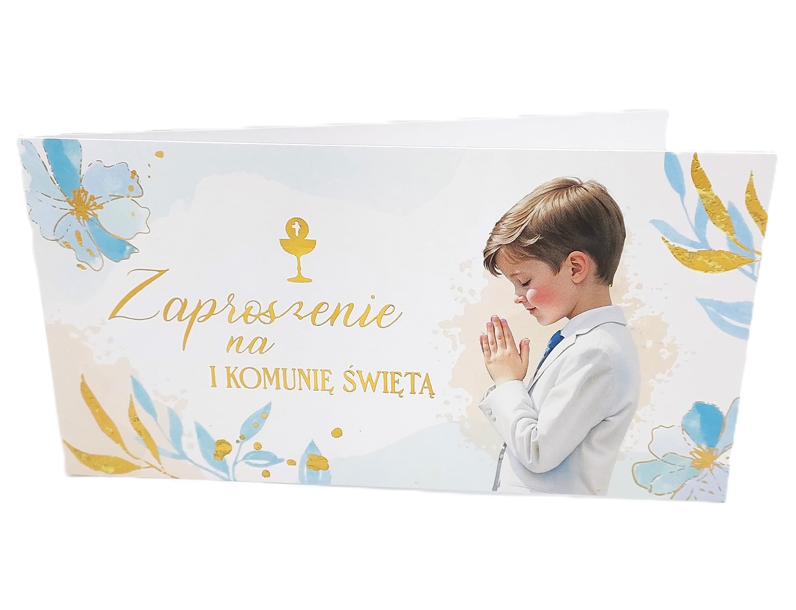 Zaproszenie na I Komunię Św. CHŁOPIEC 1 szt.