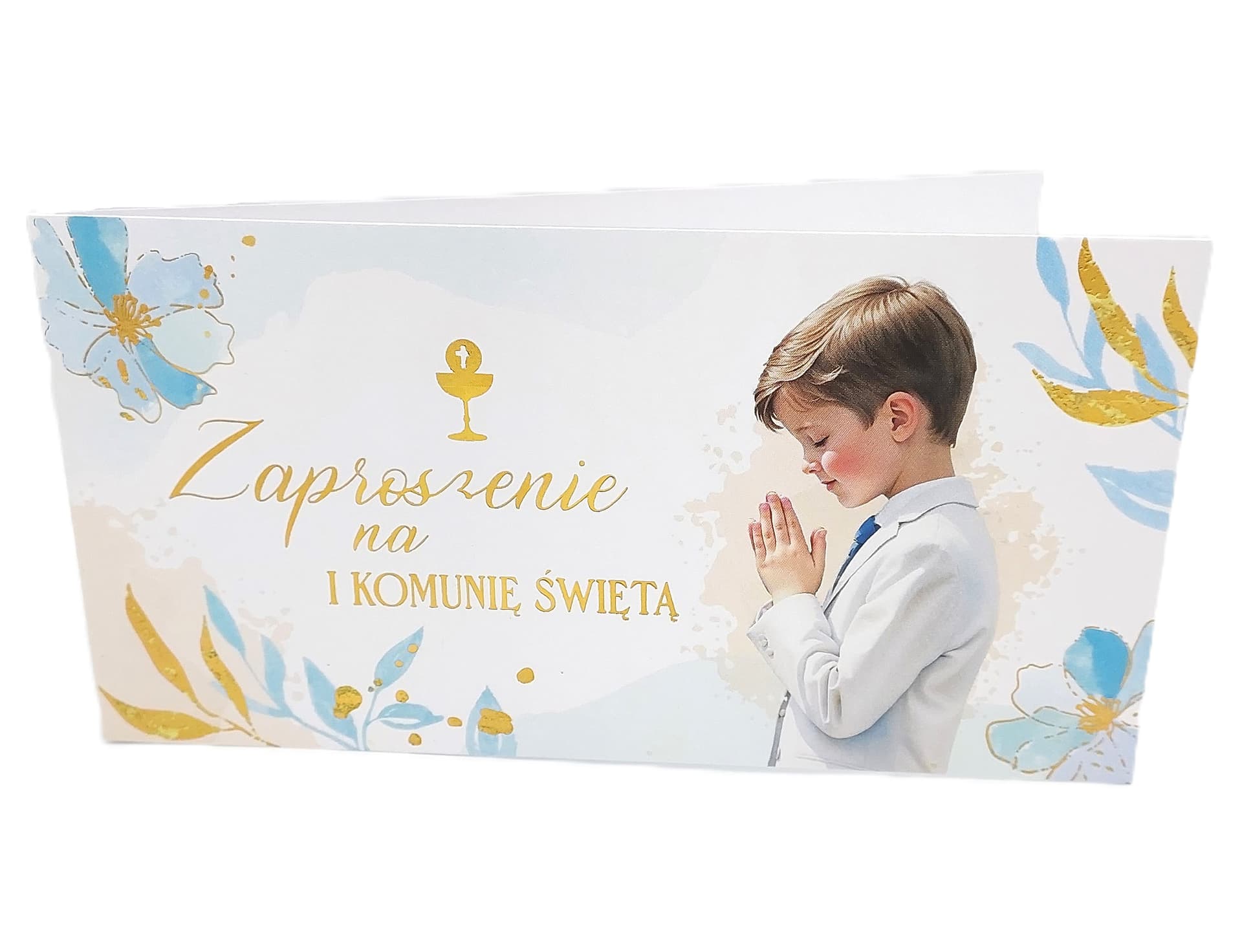 Zaproszenie na I Komunię Św. CHŁOPIEC 1 szt.