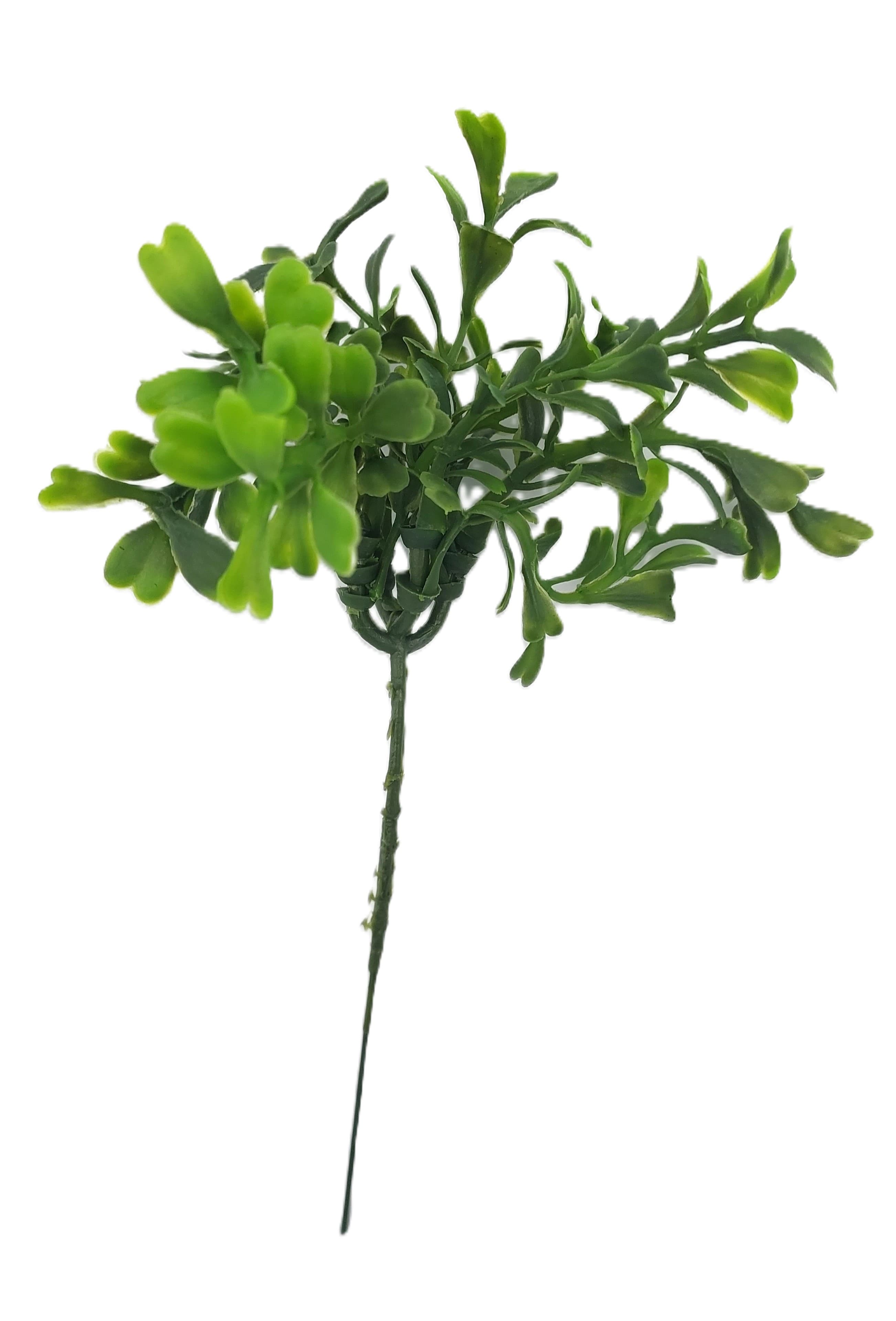 Gałązka bukszpanu borówka na drucie 16 cm 1 szt.