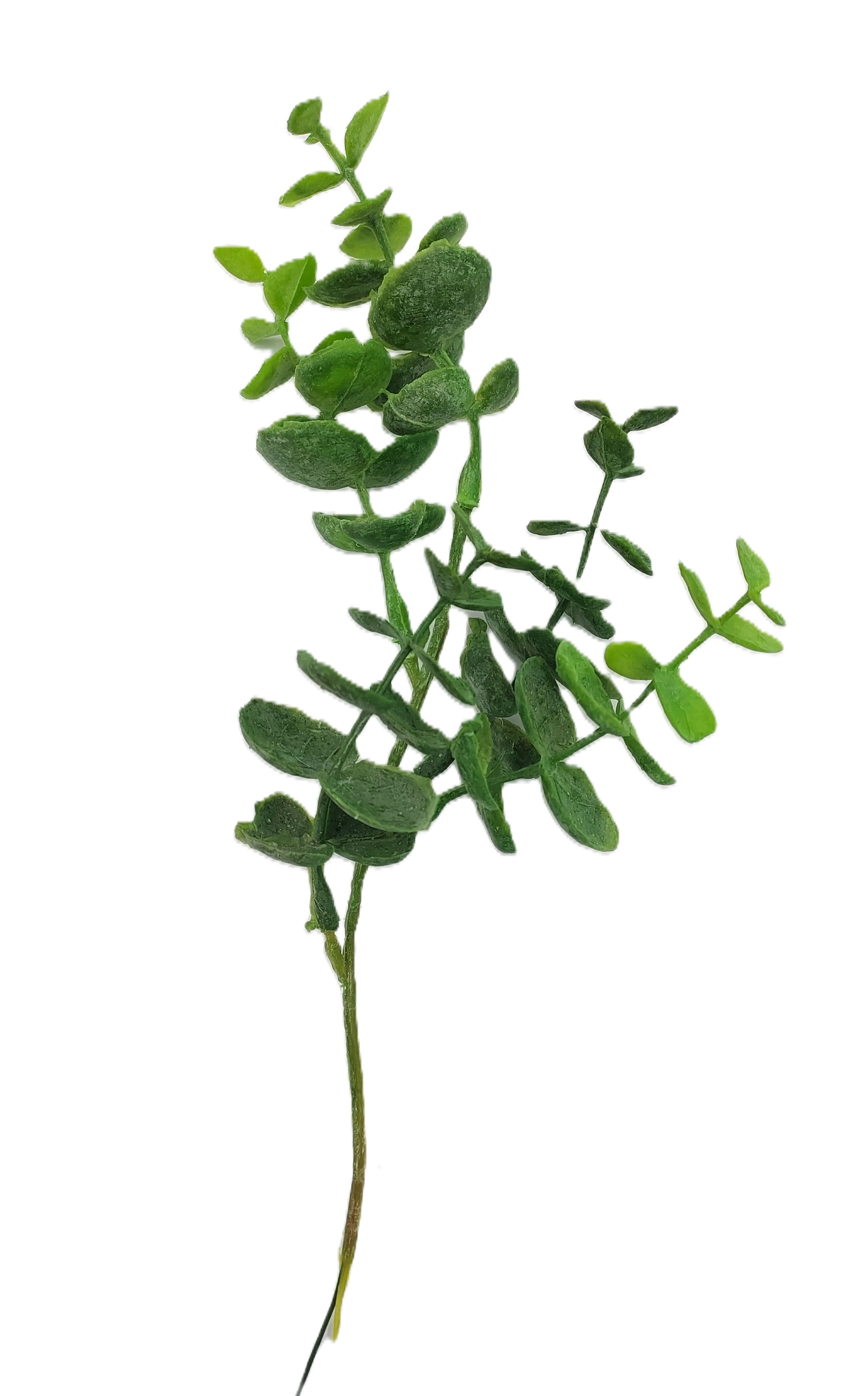 Gałązka sztuczna eukaliptus borówka 26 cm 1 szt