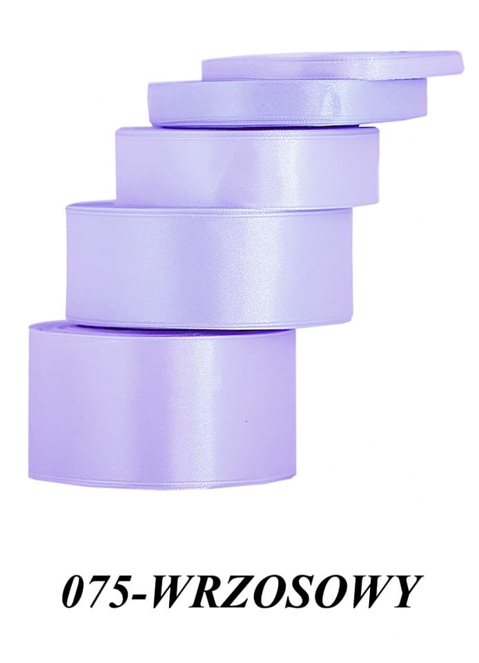 Wstążka satynowa 38mm/32mb, wrzosowa