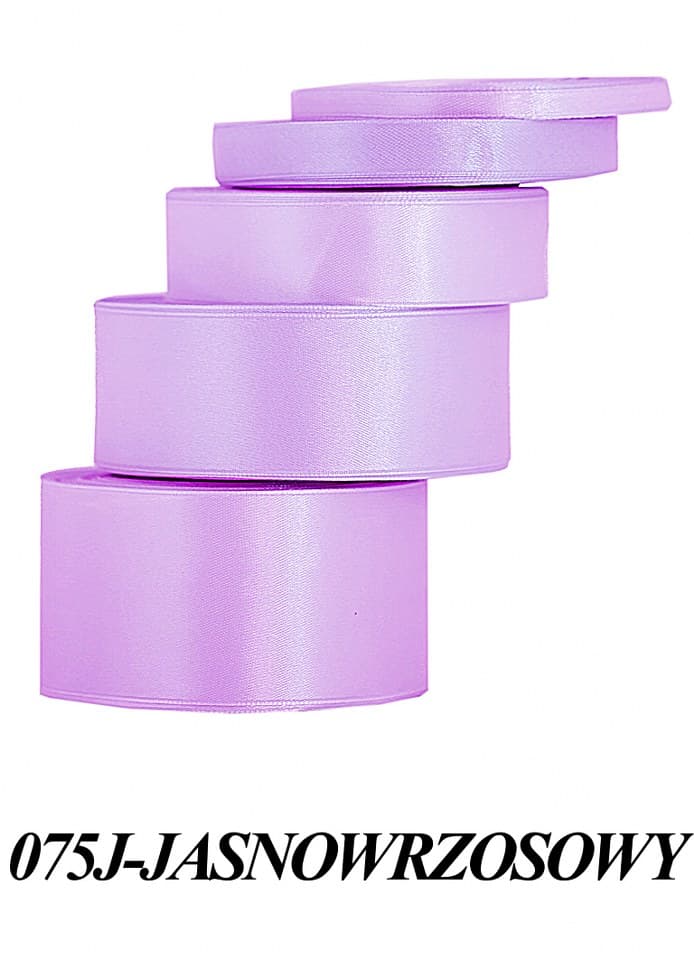 Wstążka satynowa 38mm/32mb, jasnowrzosowa