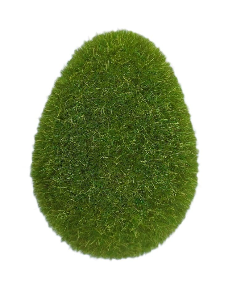 Jajko flokowane zielone 10 cm