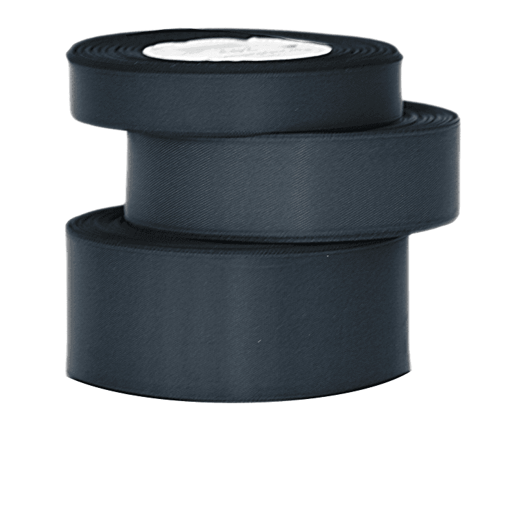 Wstążka satynowa matowa, 38mm/20y, ciemny granat