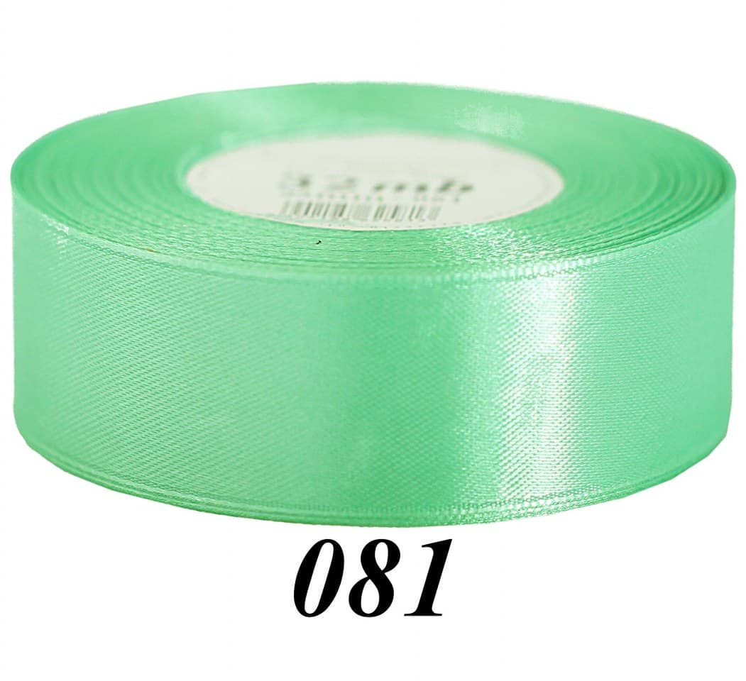 Wstążka satynowa 38mm/32mb, jasnozielona