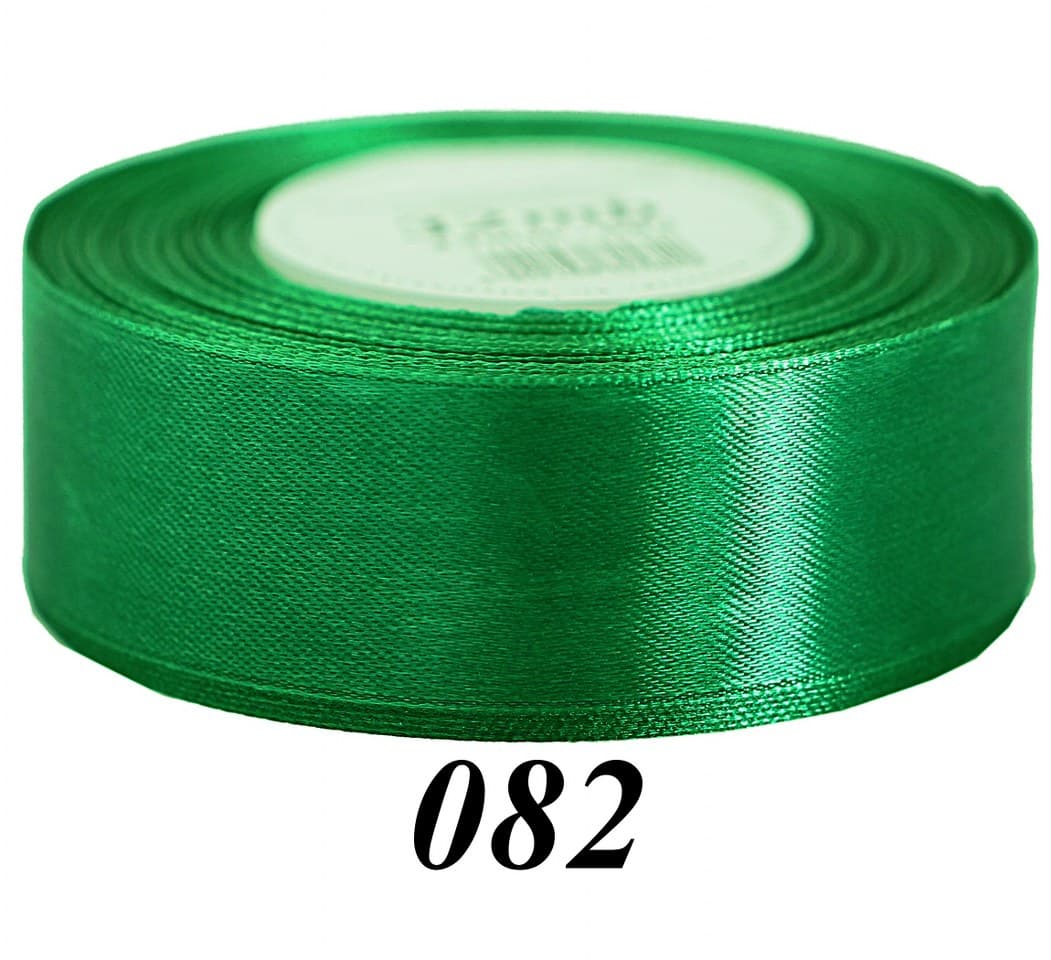 Wstążka satynowa 38mm/32mb, ciemnozielona