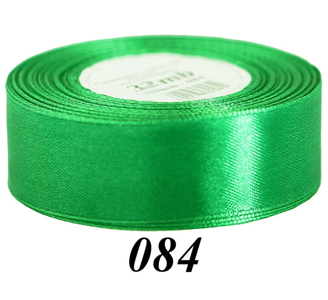Wstążka satynowa 38mm/32mb, zielona trawa