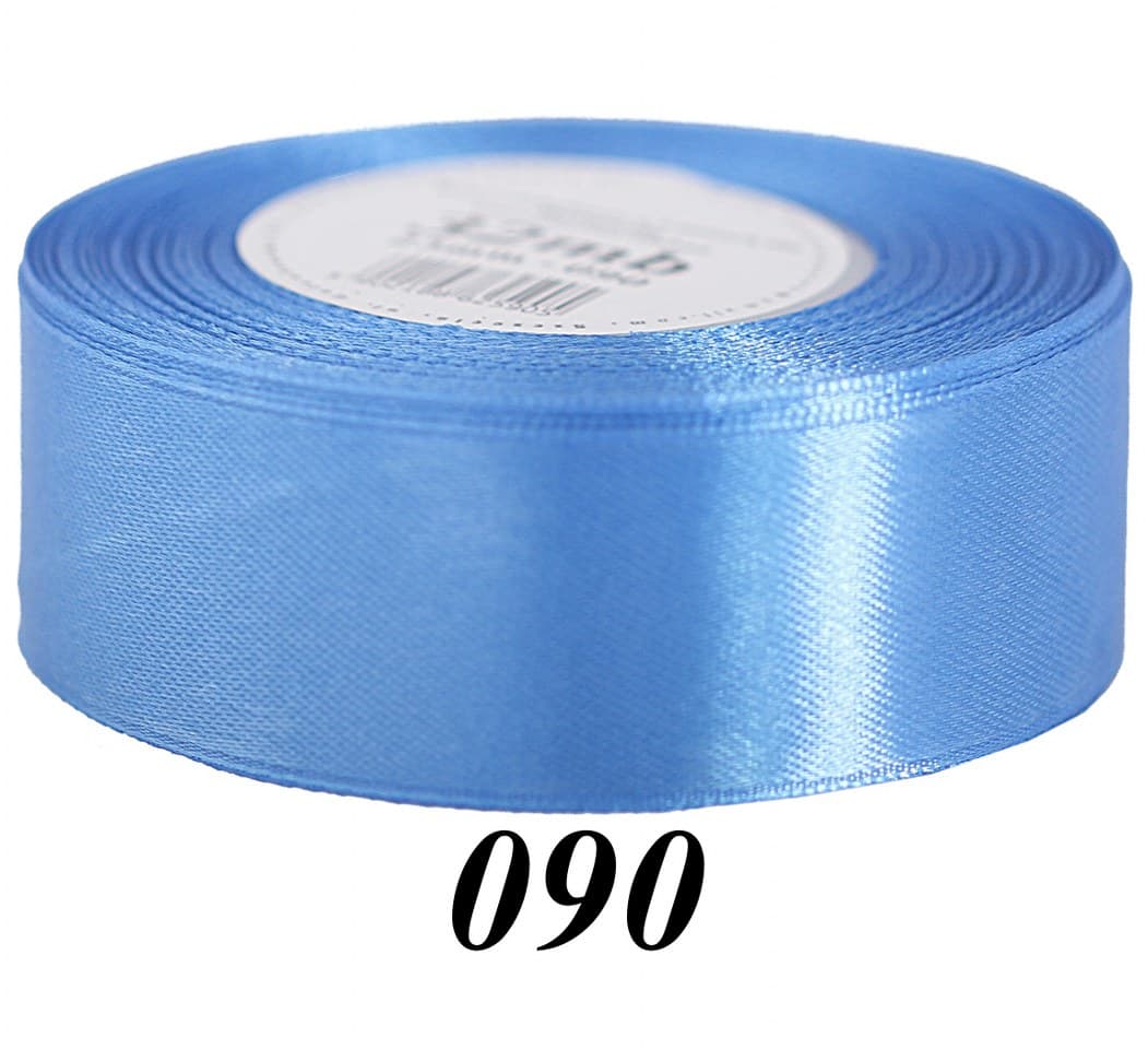 Wstążka satynowa 38mm/32mb, niebieska