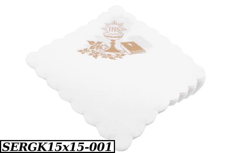 Serwetki Gastronomiczne na komunię białe