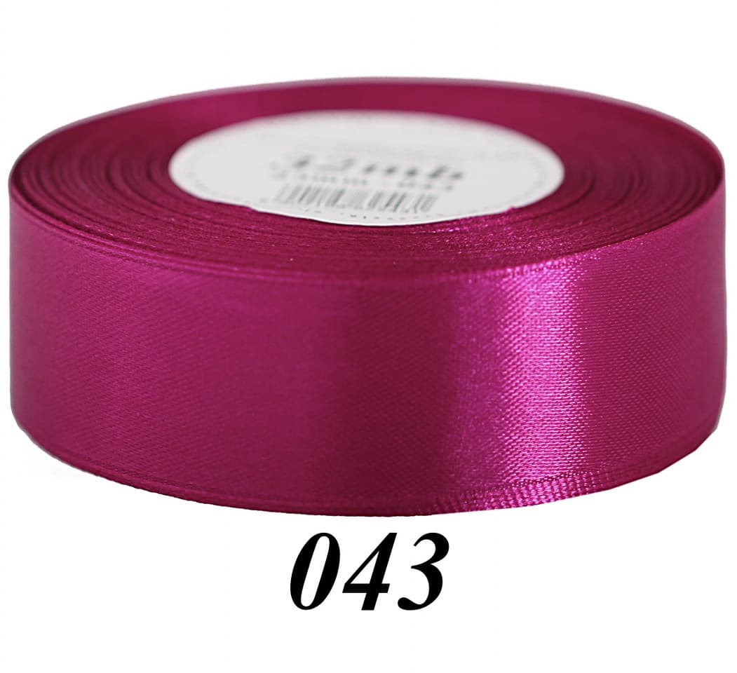Wstążka satynowa 38mm/32mb, fuksja