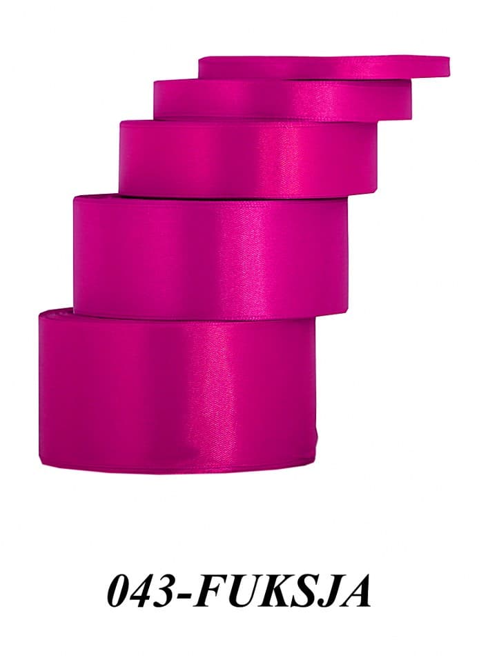 Wstążka satynowa 38mm/32mb, fuksja