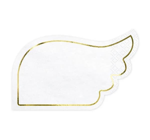 Serwetki papierowe - Skrzydła, 16x10cm op.20 szt.