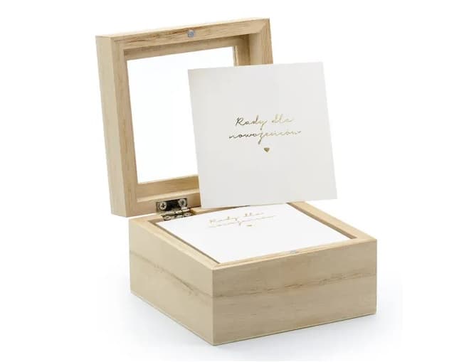 Księga gości - pudełko na porady, 9,5x9,5x6 cm