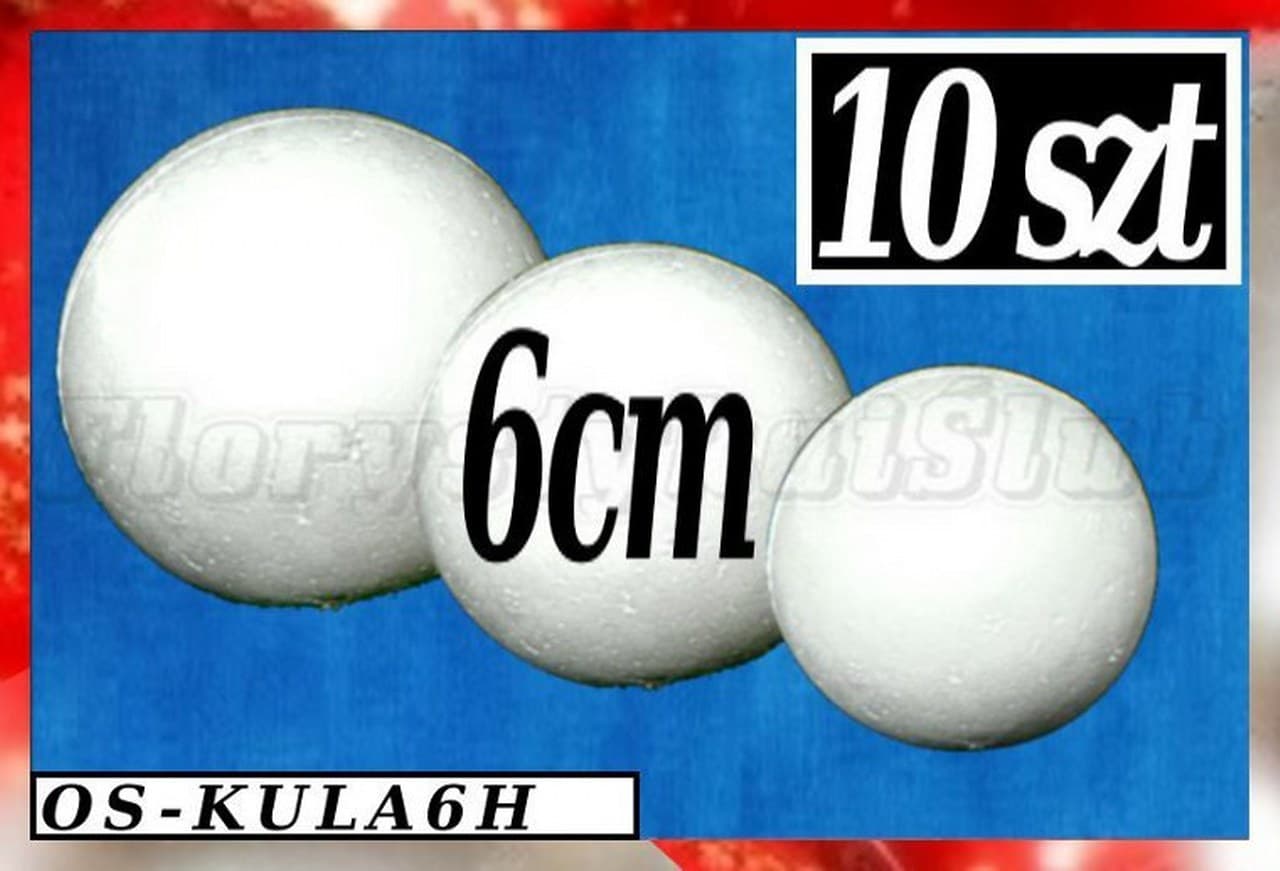Kule Styropianowe śr. 6cm/10szt.
