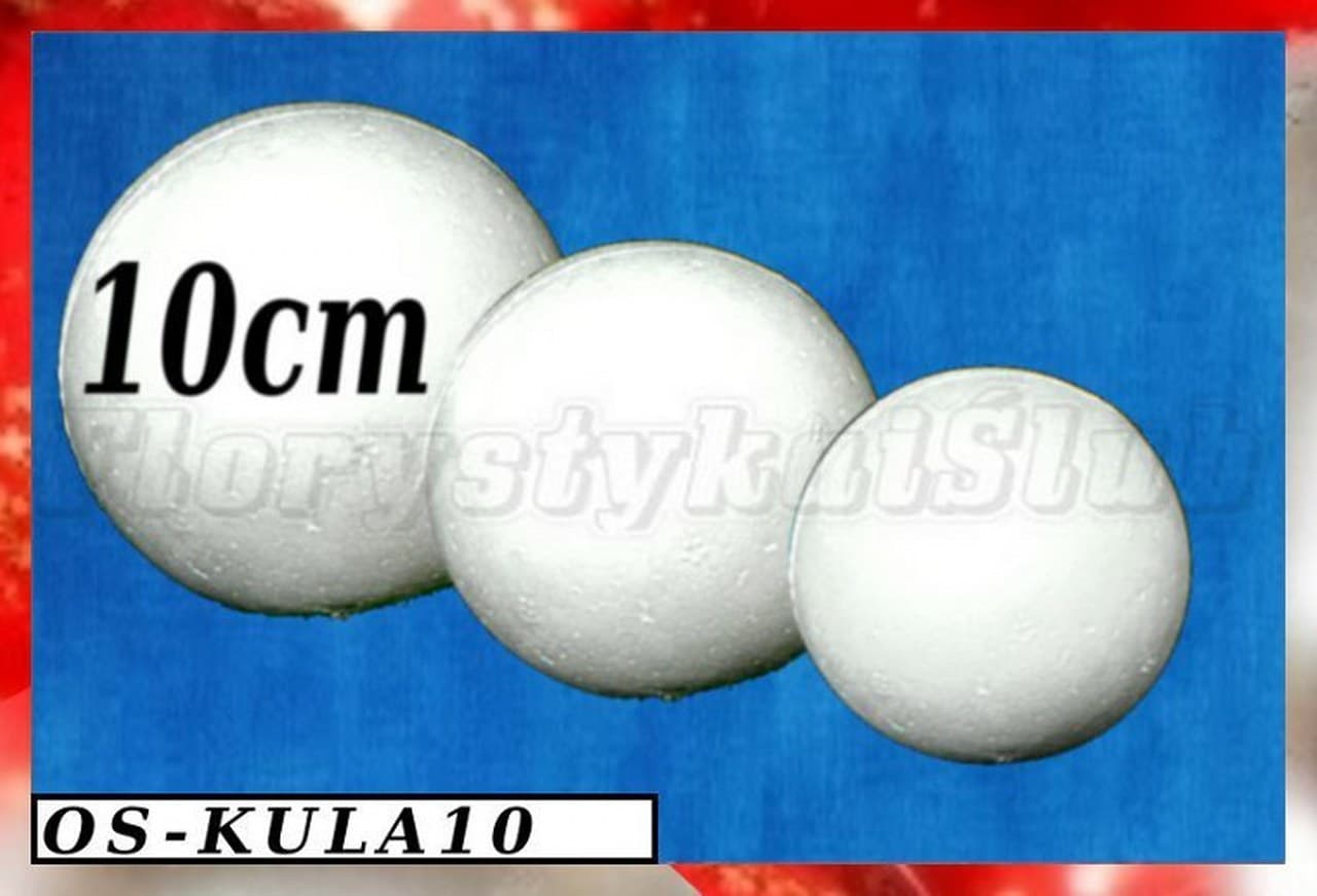 Kula Styropianowa śr. 10cm K10