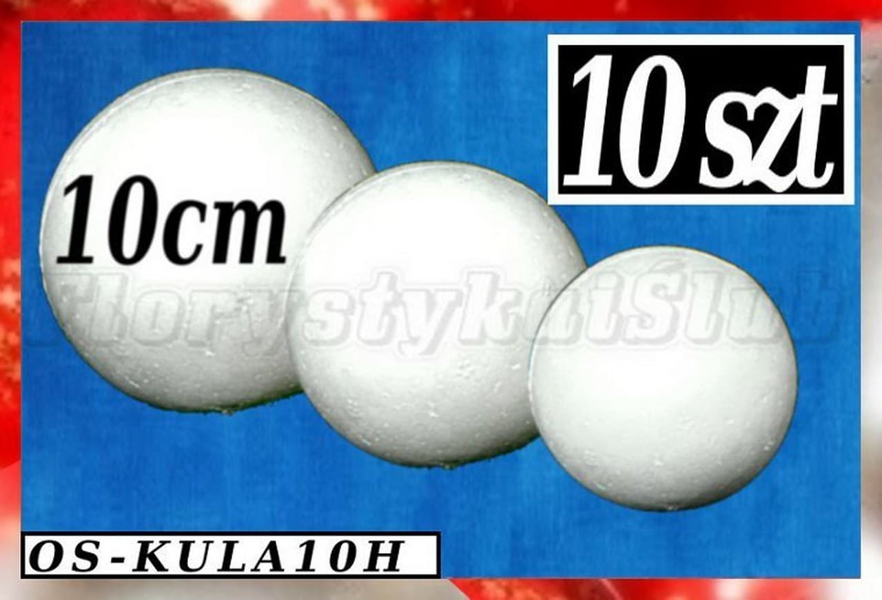 Kule Styropianowe śr. 10cm/10szt.