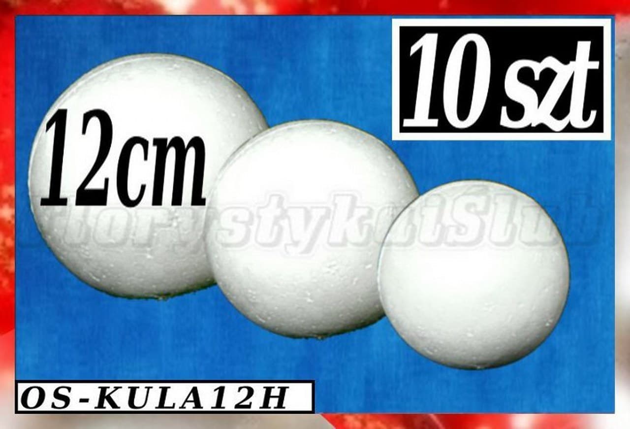 Kule Styropianowe śr. 12cm/10szt.