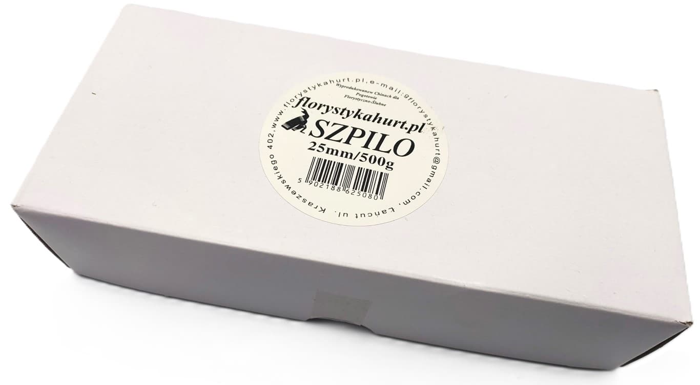 Szpilki krótkie, superostre, 25mm/500G