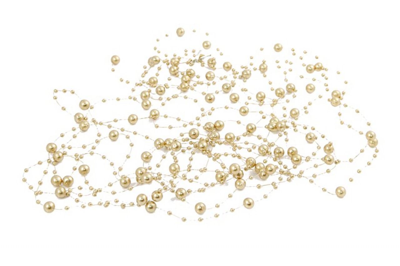 Girlanda perłowa 5x1,3m. złota