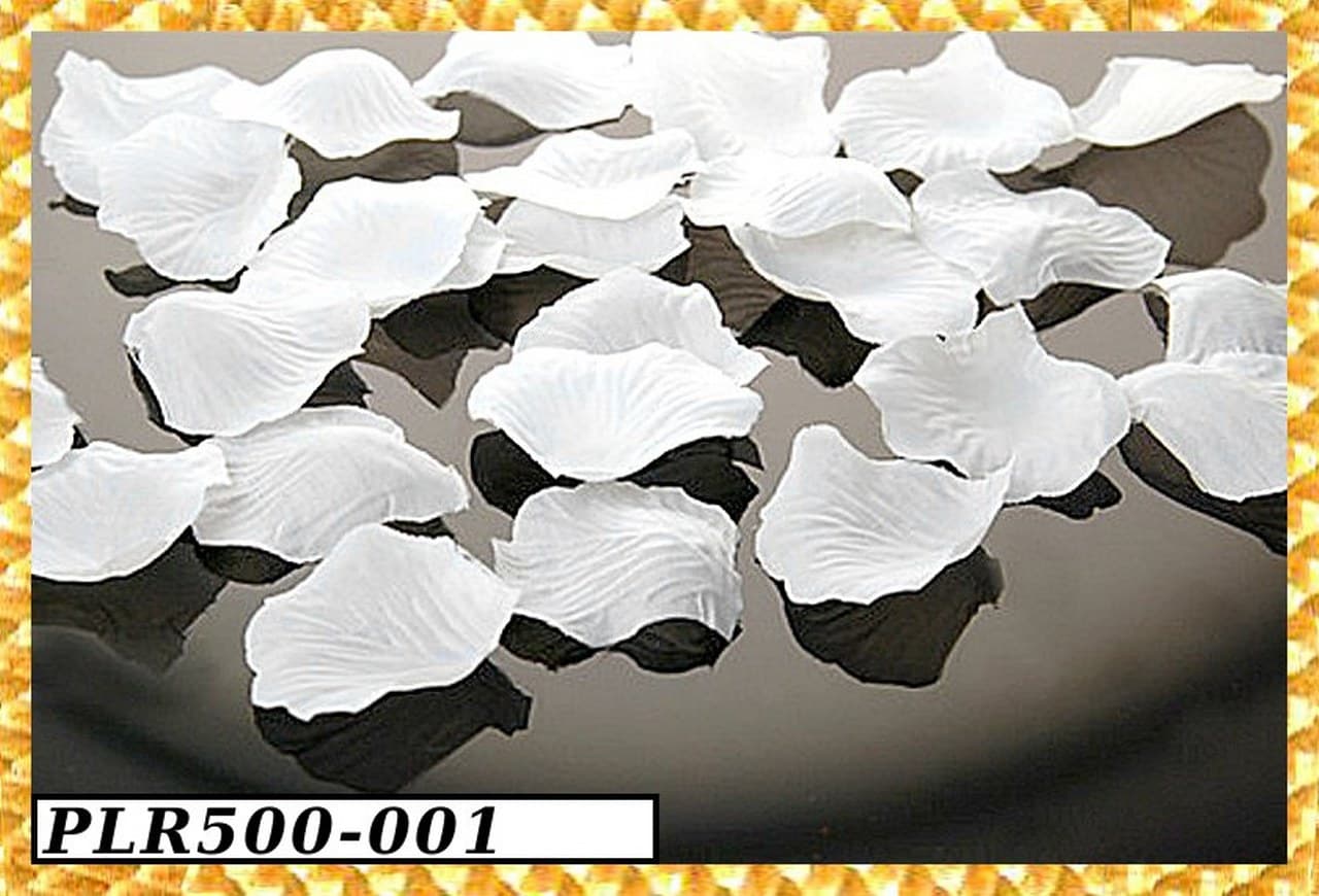Płatki róż, 500szt. białe