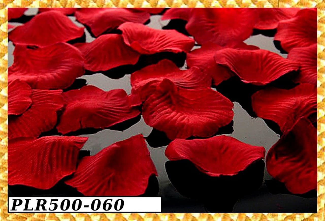 Płatki róż, 500szt. bordowe