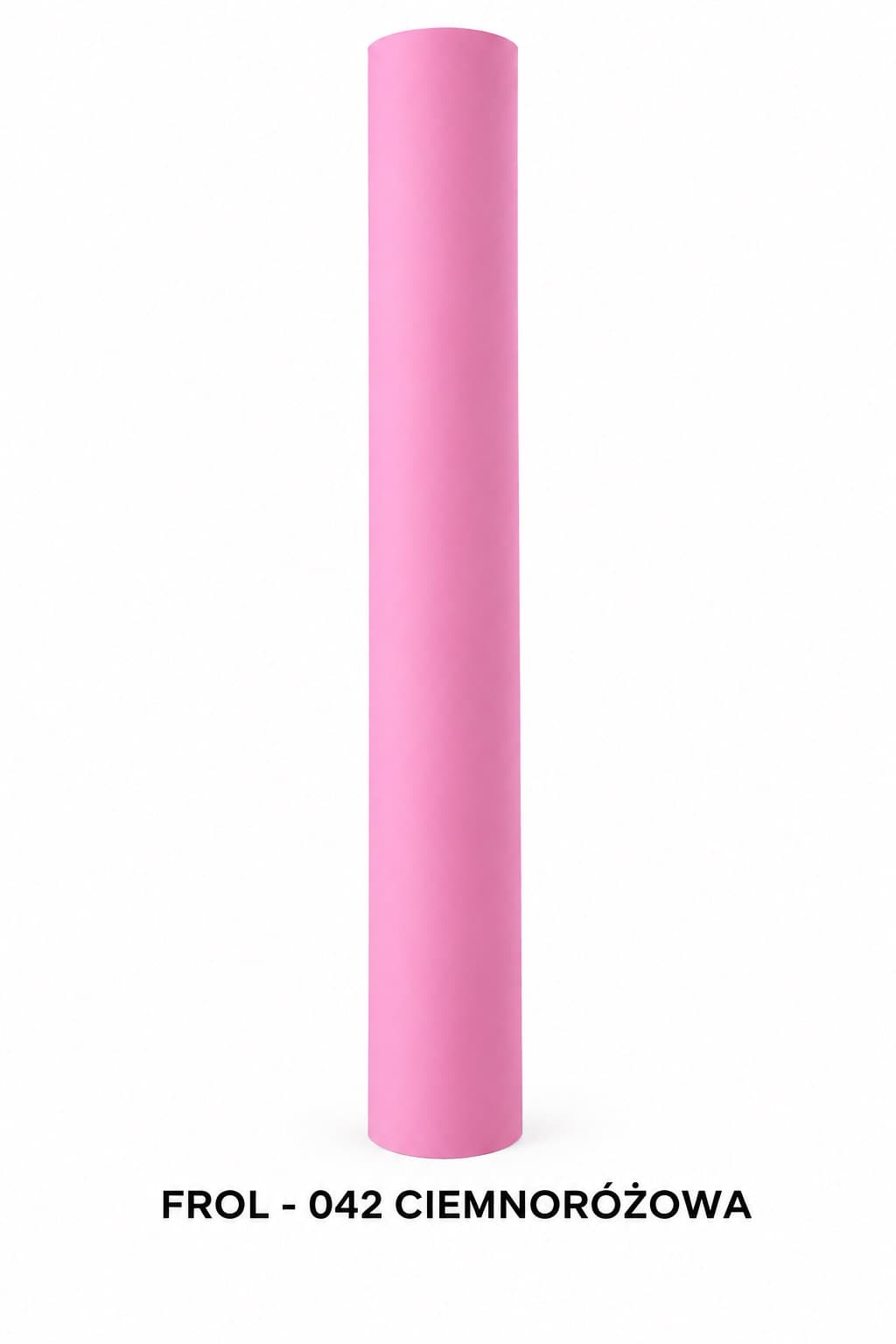 Folia satynowa gładka, 50cm/8,1 mb, ciemnoróżowa