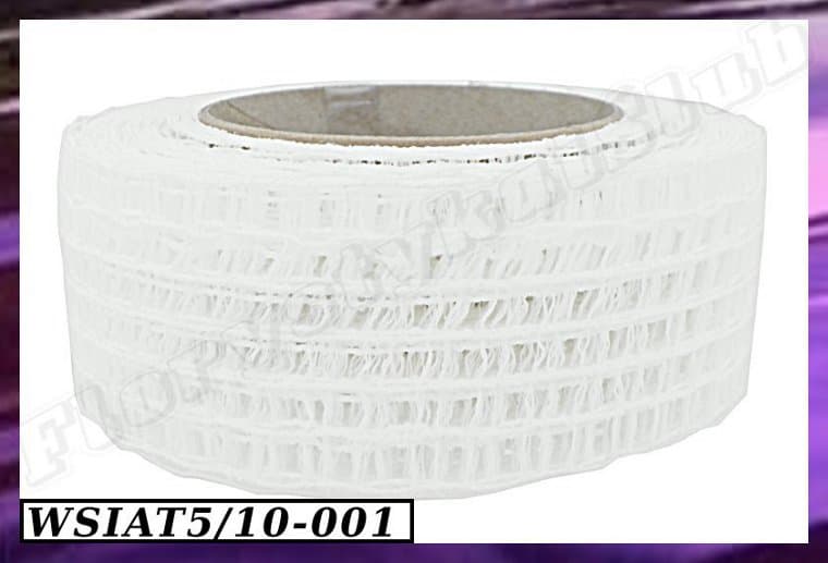 Wstążka siatkowa 5cm/10mb biała
