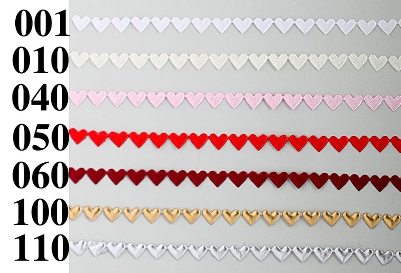 Aplikacje serca mini. 1mb kremowe