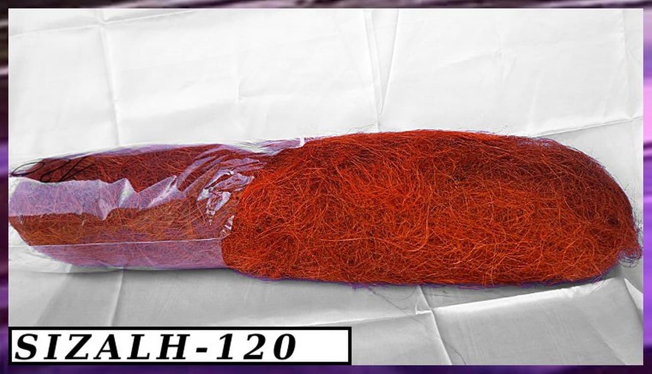 Sizal duże opakowanie KISZKA ok.320gram, brązowy