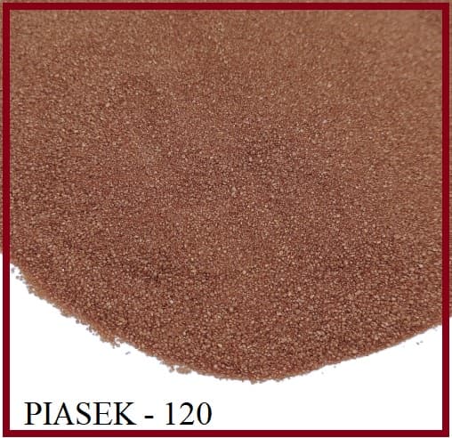 Piasek kwarcowy 0,1-0,4mm, 0,5kg, brązowy
