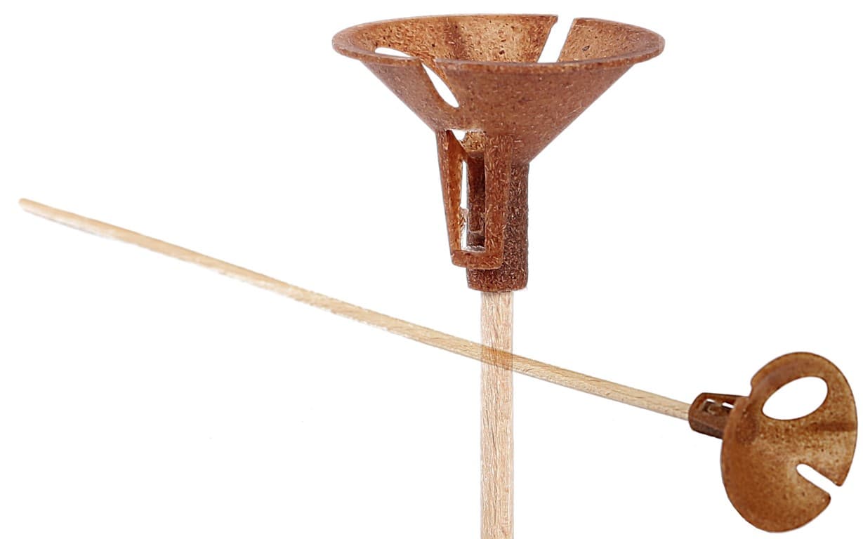 Eko patyczki z koszyczkami do balonów, 100szt.